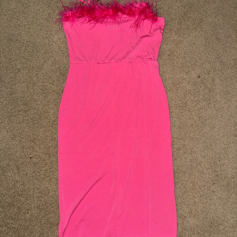 Elegant Pink Bodycon Dress